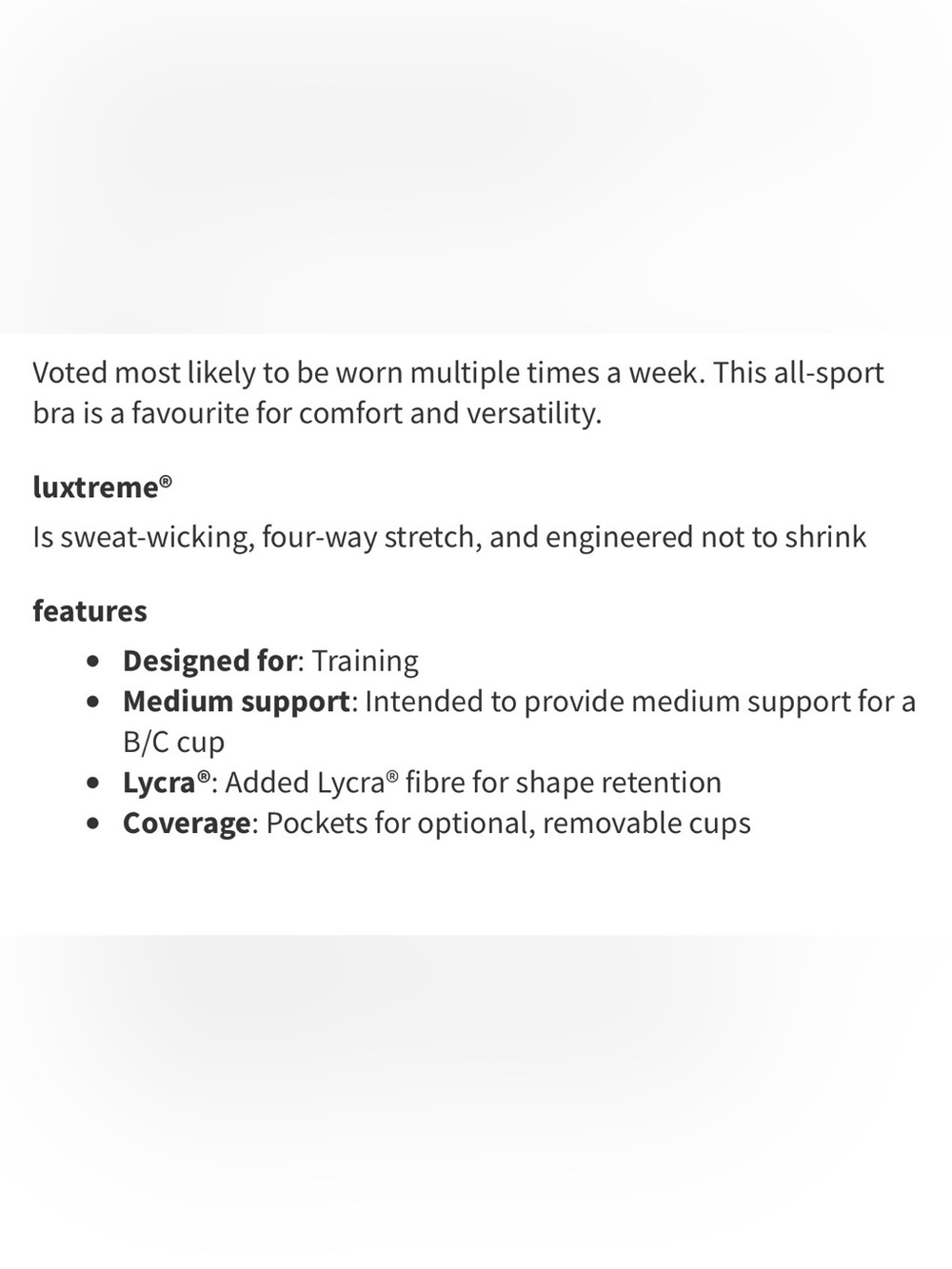 LULULEMON - energy bra - Picture 9 of 9